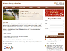 Tablet Screenshot of memphissprinklersystem.com
